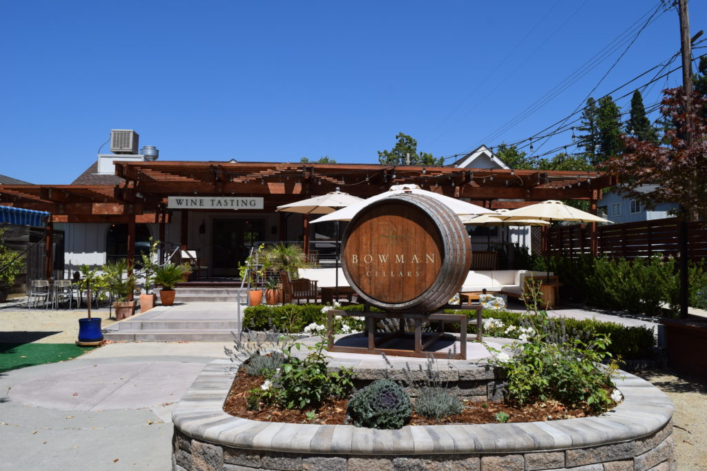 Wine Tasting Room in California at Bowman Cellars